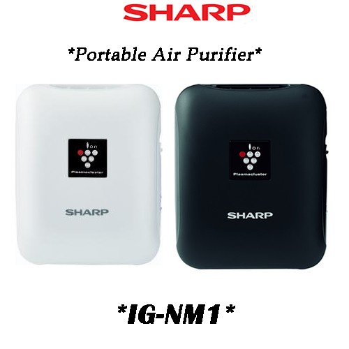 Sharp Plasmacluster Ion Generator Portable Air Purifier IG-NM1