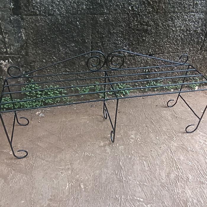 rak pot bunga besi T 25cm P 80 / rak pot bunga tanaman