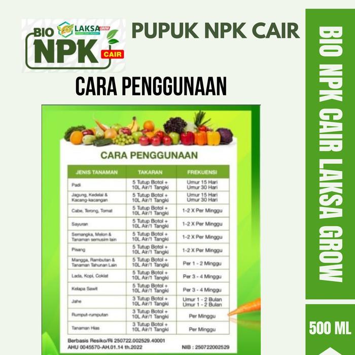 Pupuk Cabe Agar Berbuah Lebat Npk Laksa Grow Obat Semprot Pelebat Buah Cabe Pupuk Booster Cabe Rawit