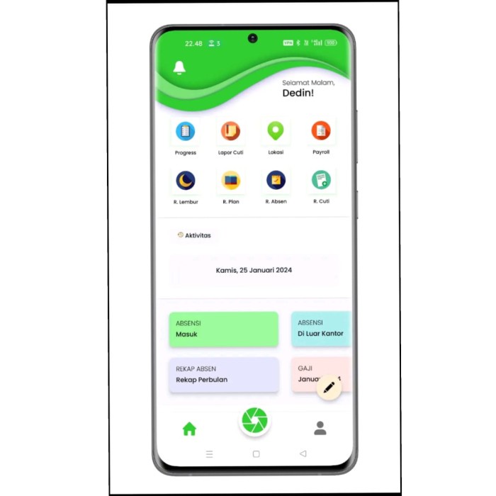 Aplikasi Absensi Face Recognition Anti Fake GPS Support Android & iOS