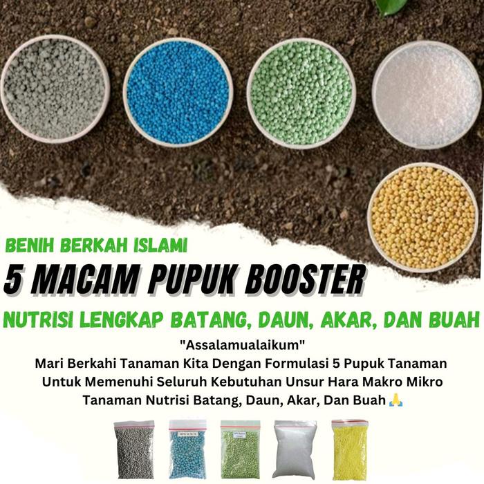 5 Pupuk Booster Pelebat Buah Daun Dan Akar Formulasi Npk Kompositum sawit