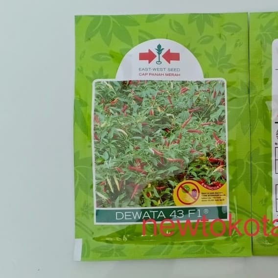 (BestSeller) Benih cabe rawit DEWATA 43 F1 butir benih cabe rawit putih repack