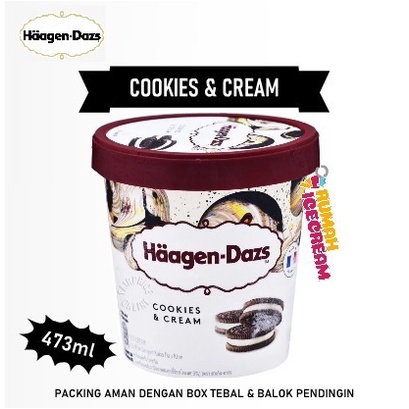 

Varian ice cream Haagen Dazs 473ml