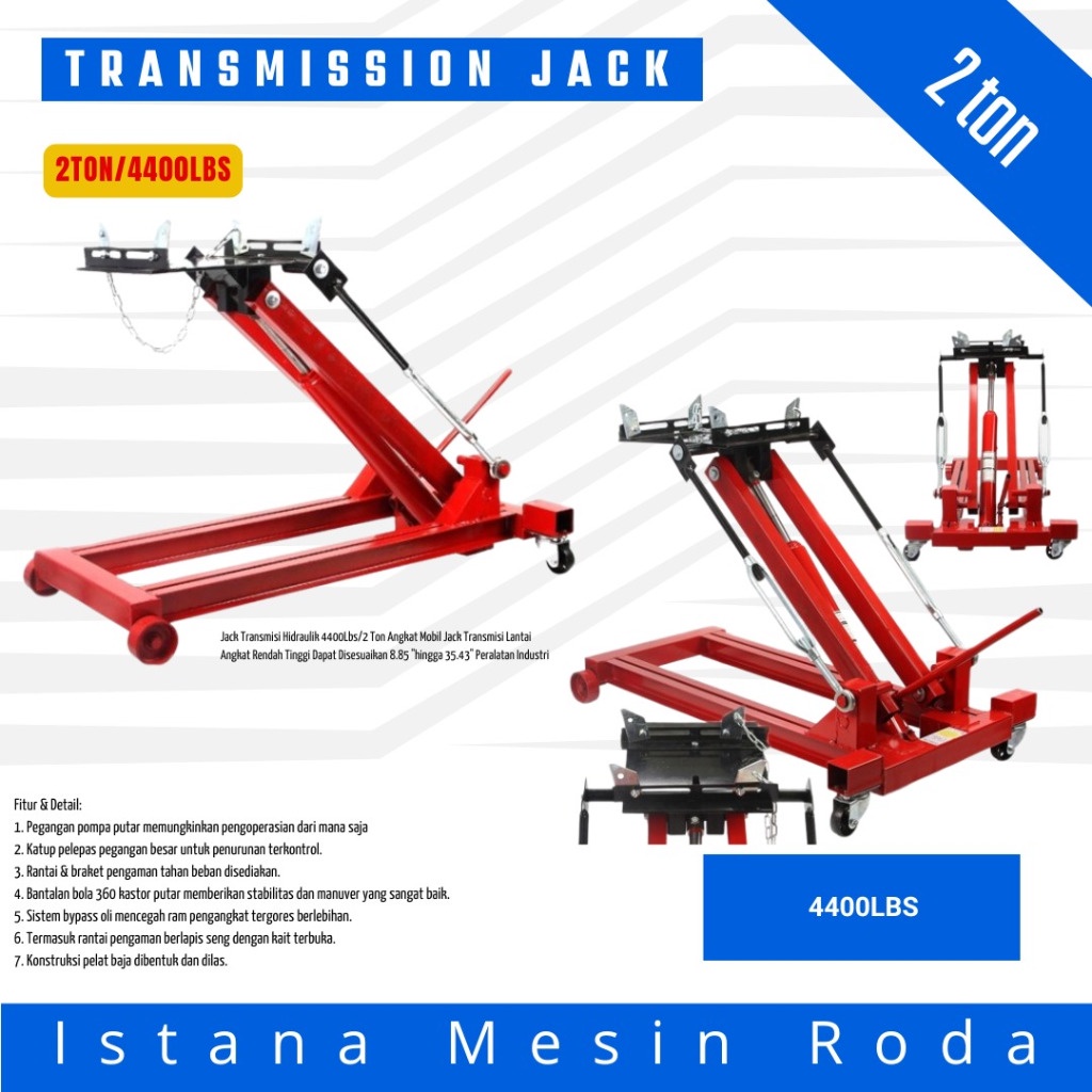 Transmission Jack / Dongkrak Transmisi Mobil 2 TON