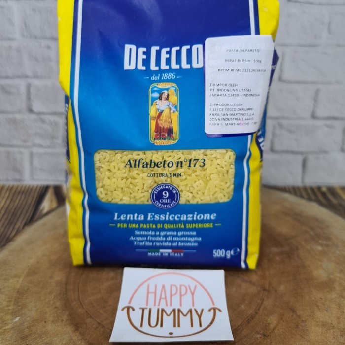 

(BestSeller) alphabet pasta alfabet de cecco 500gr ori mpasi