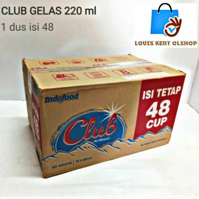

(BestSeller) Club Air Mineral Gelas 240ml 1karton (GOJEK GRAB SBY)