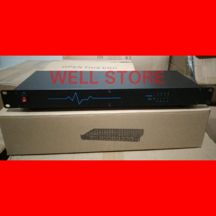 Dmx Splitter 8 Way Dmx Distributor Lampu Lighting