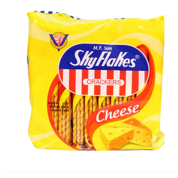 

Sky flakes crackers cheese Crackers keju impor rasa keju isi 10 250g