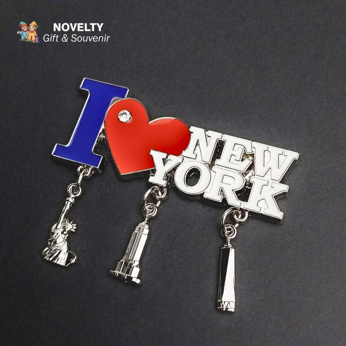SOUVENIR MAGNET KULKAS NEW YORK NEGARA AMERIKA USA KODE 1474