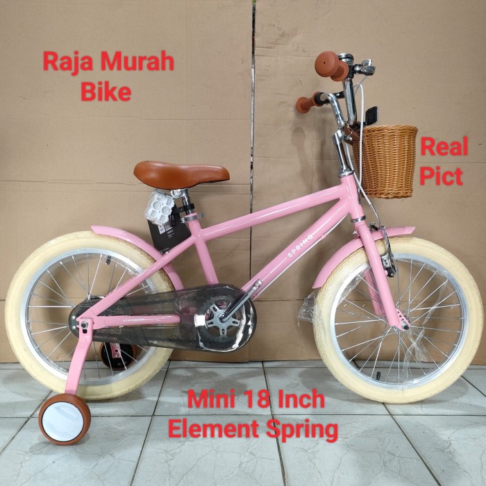 Sepeda Anak Mini 18 inch Element Spring Sepeda Anak Perempuan Element Spring 18 inch Kode 654