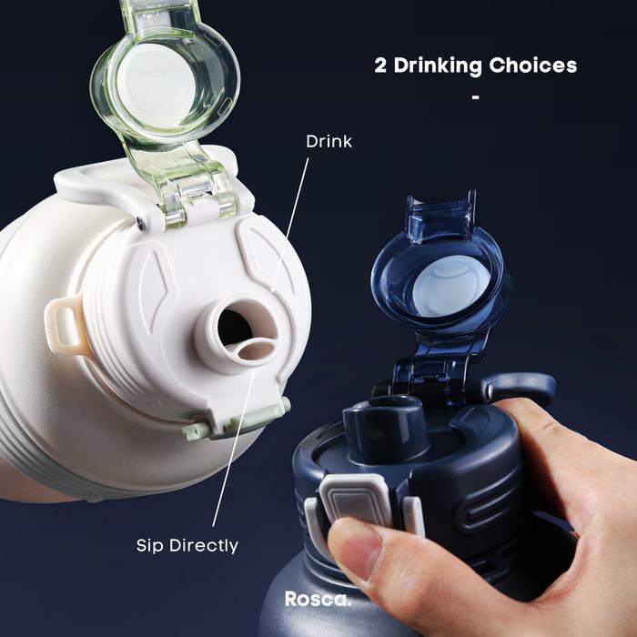 Rosca Sippyjug Tumbler Stainless 1200Ml Botol Minum 1.2 Liter Tahan Panas / Dingin Portable