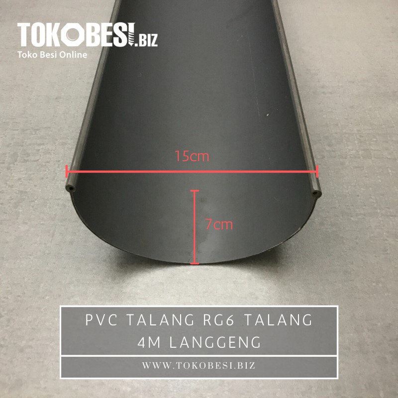 PVC Talang RG6 talang 4m Langgeng