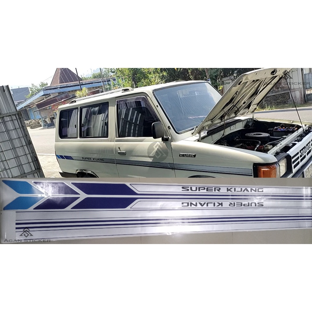 Stiker kijang super LONG/SHORT Sticker mobil kijang super Stiker stripping Lis body mobil kijang