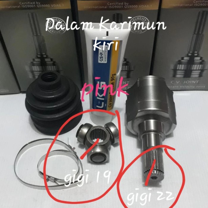 Cv Joint As Roda Depan Dalam As Kopel Kiri Suzuki Karimun Kotak