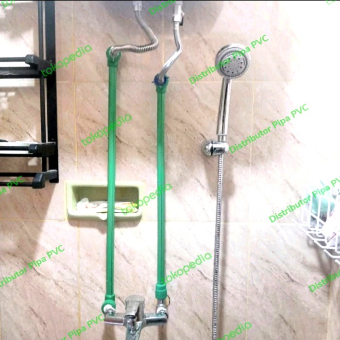 Paket Pipa PPR Water Heater Tanpa Bobok Ariston Handal Rheem Wika SWH