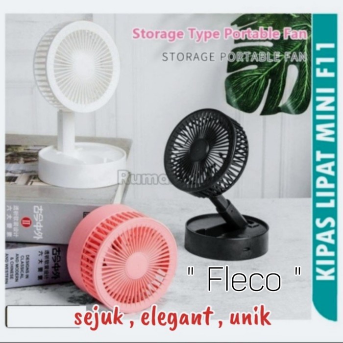 Kipas Lipat Mini Fleco F11 Kipas Angin Portable