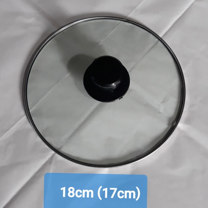 Tutup panci kaca 18 cm