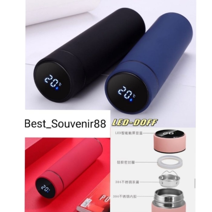 Yuk- Tumbler LED Doff /Tumbler Suhu Doff /Tumbler stainlless Vacum Polos