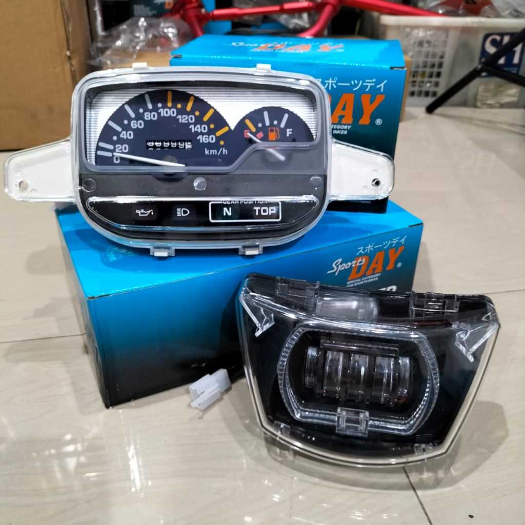 Limited Paket Fizr Lampu Depan Led Fizr Spido Speedometer Fizr Set Lampu Led Sportsday