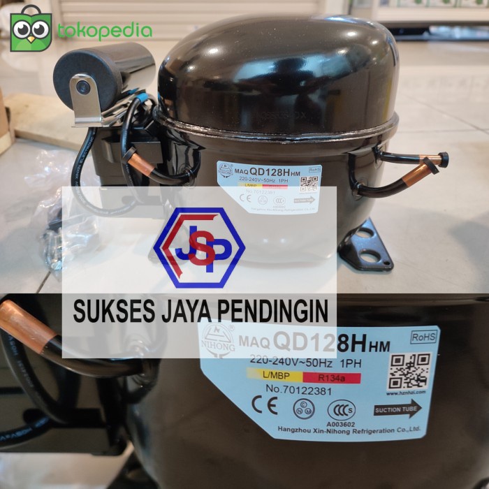 Compressor Nihong QD128H R134a / Kompresor MAQ QD128H HM