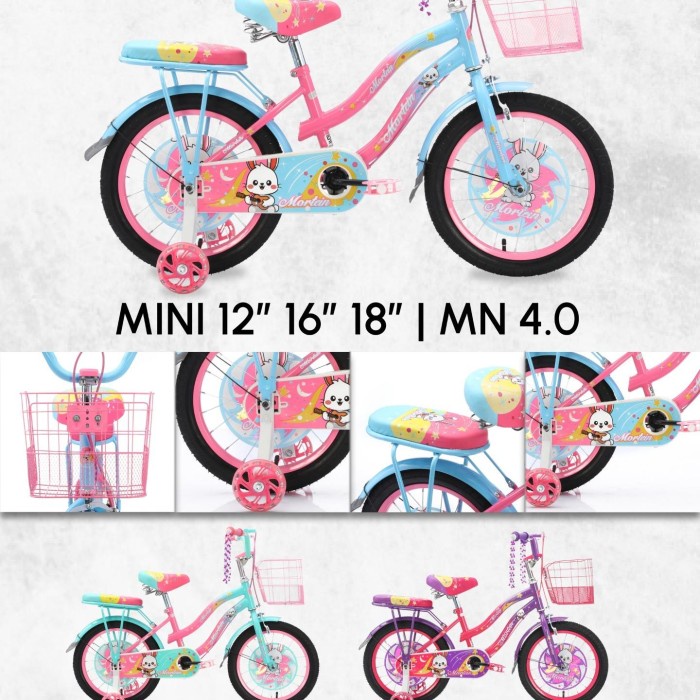 sepeda anak perempuan 5 tahun sampai 8 tahun mini 16 princess centrum
