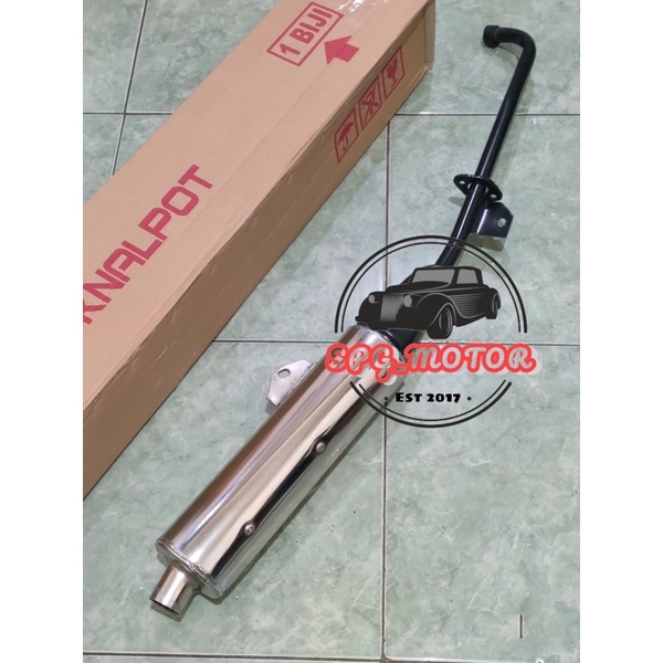 Discount Knalpot Standard Honda Revo 110 Lama Old 2007-2010 ~ Knalpot Motor Standart