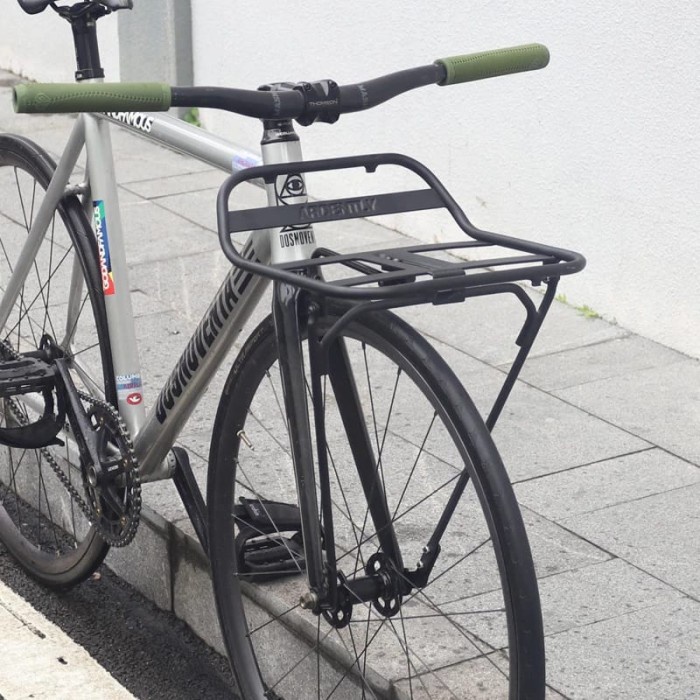 Mantab Pizza Rack Ardently Pista Alloy Keranjang Rak Sepeda Gravel Fixie Mtb