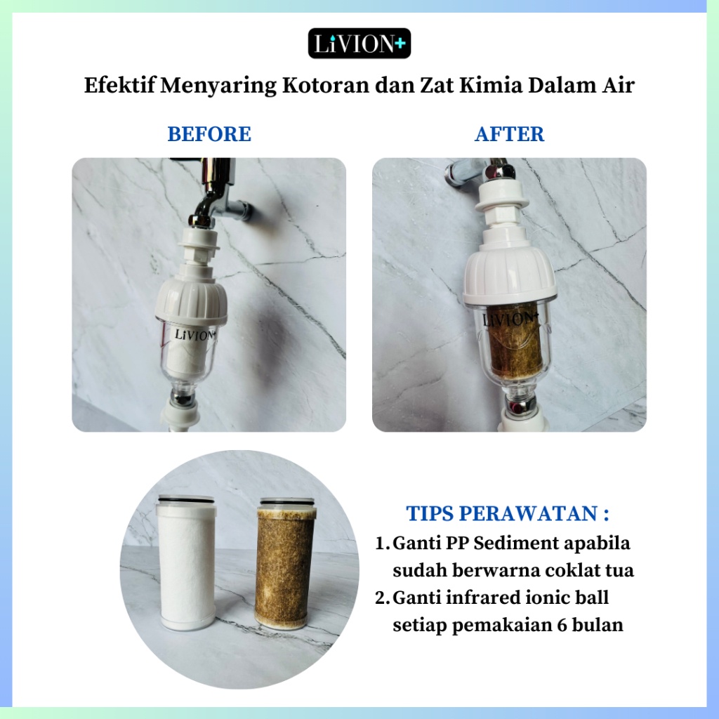 Filter Air Kran Mesin Cuci LiVION+ / Saringan Air Mesin Cuci