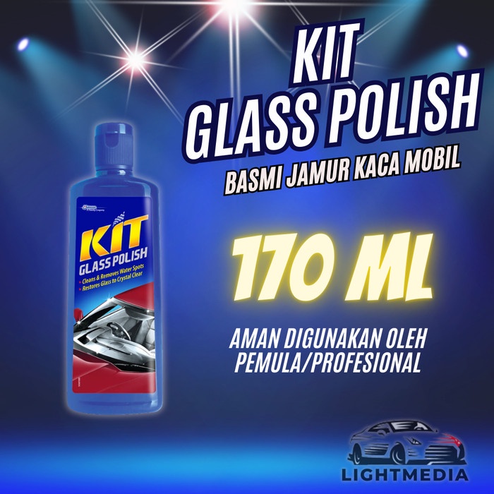 gas- Kit Glass Polish 170mL Obat Jamur kaca Mobil