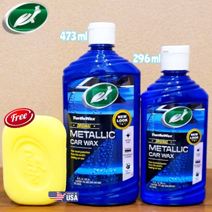gas- Turtle Wax Metallic Wax / Pengkilap Mobil Motor