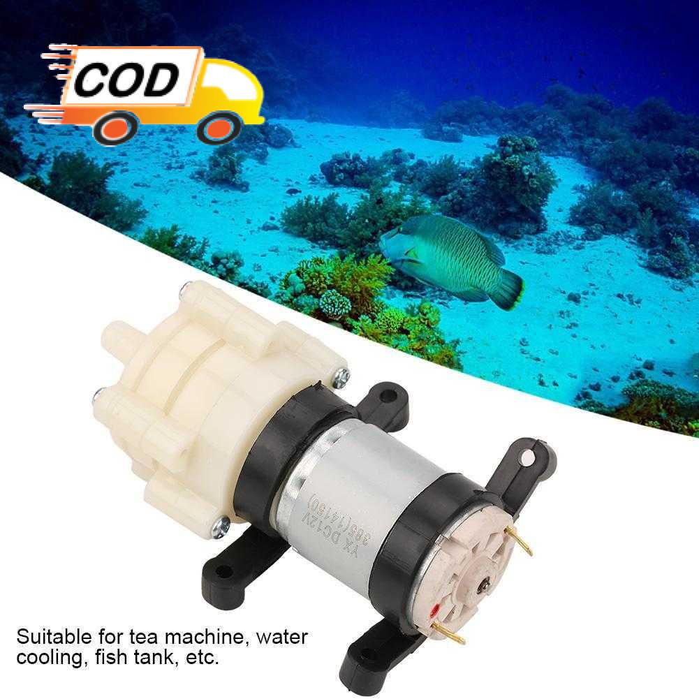 Pompa Air Mini DC 12V Dinamo Pump Alat Penyedot DIY Aquarium Minyak Oli Low Watt