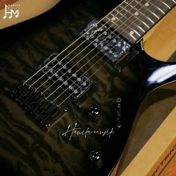 Gitar Elektrik Gitar Ibanez GRG7221QA TKS Ibanez Gio GRG 7221 QA TKS 7String