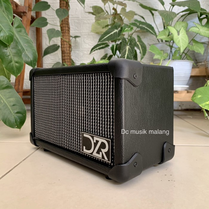 Amplifier gitar mini 2 input 2 chanel efek distorsi bluetooth aux