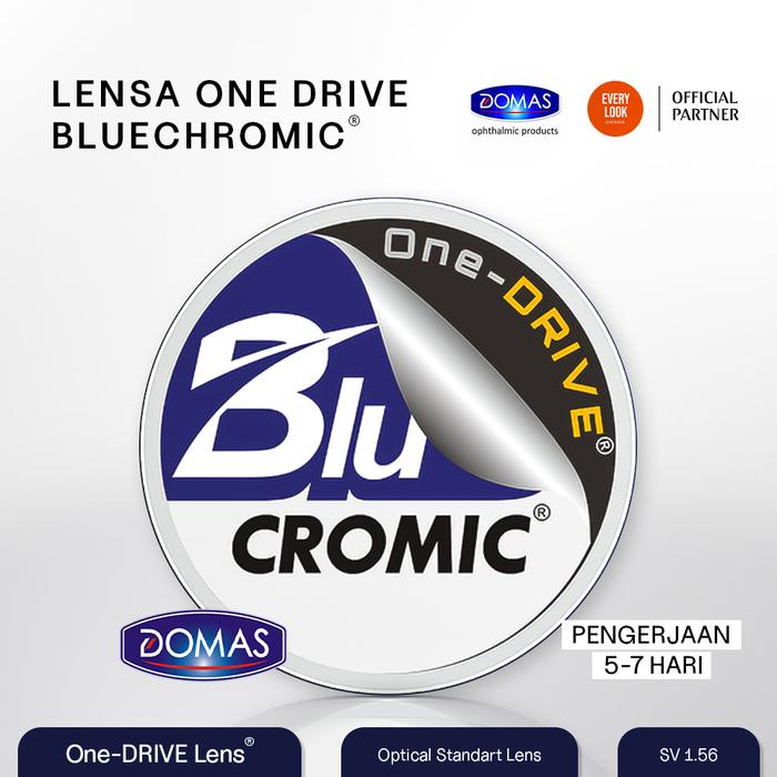 *TOP* EVERYLOOK - LENSA DOMAS - ONE DRIVE BLUECHROMIC MINUS SILINDER PLUS