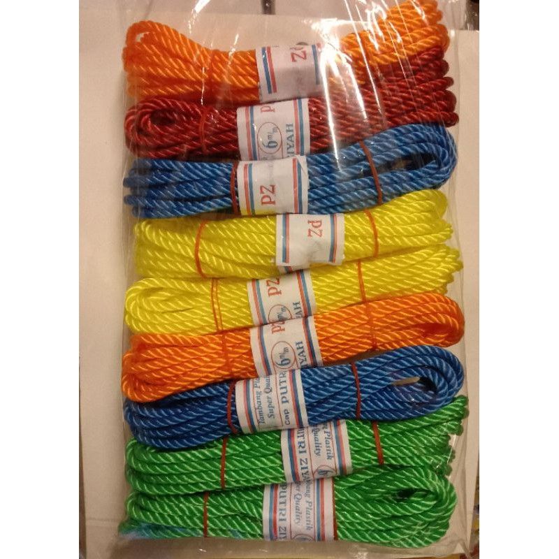 

Tali Tambang Plastik 5mm Isi 10 Pcs Per Pak