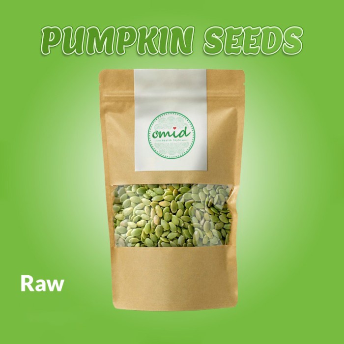 

Organic Raw Pumpkin Seeds (Biji Labu Organik Mentah) 500gr
