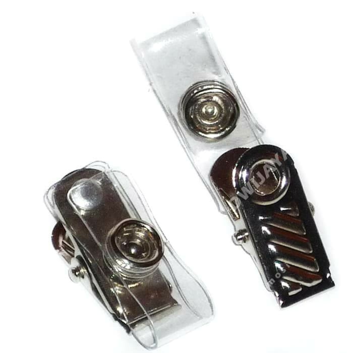 

Jepitan Nametag / Jepitan Id Card / Jepit Garis / Klip Besi Isi 100Pcs