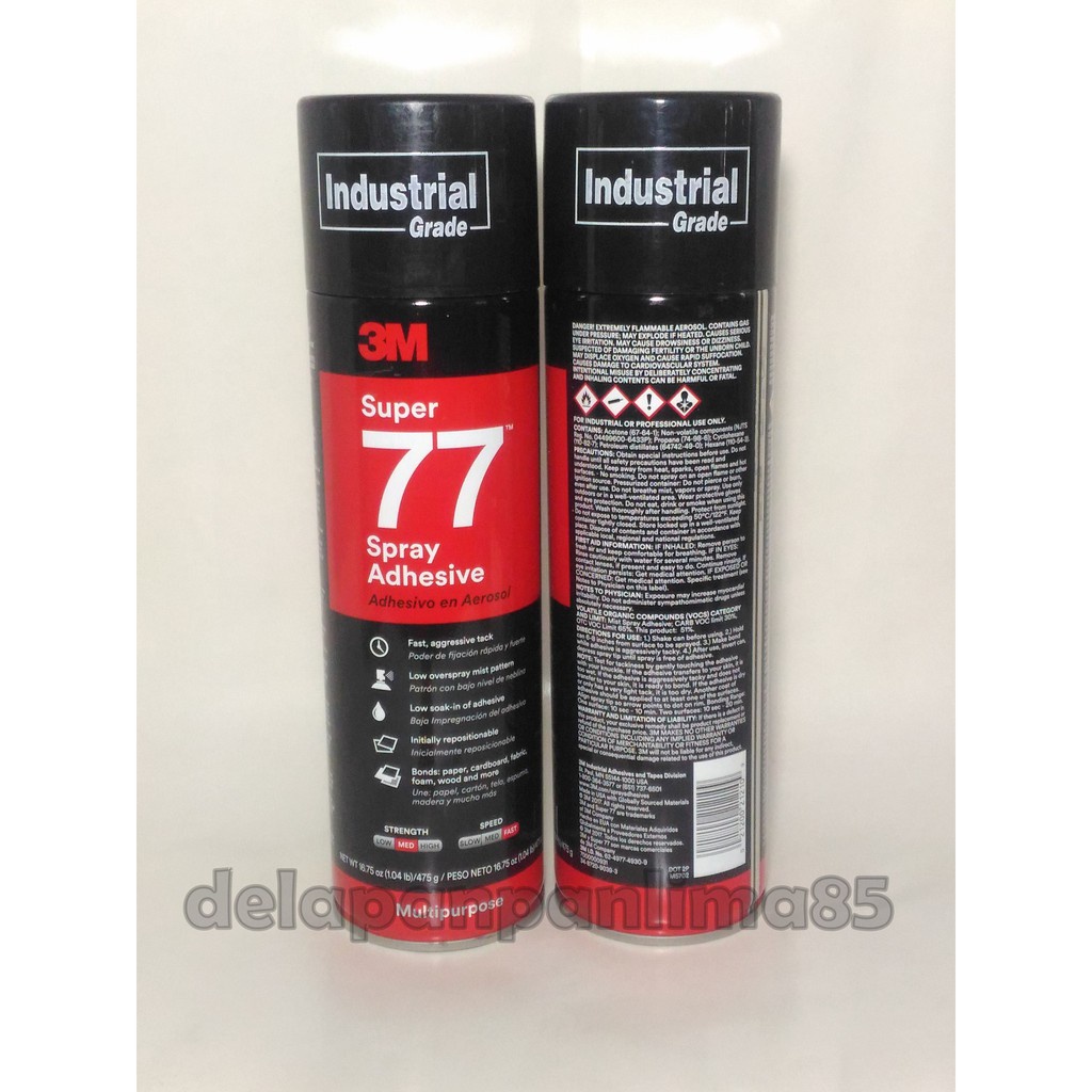 

Lem super 77 3M /Lem Pita Cukai nett 375gr