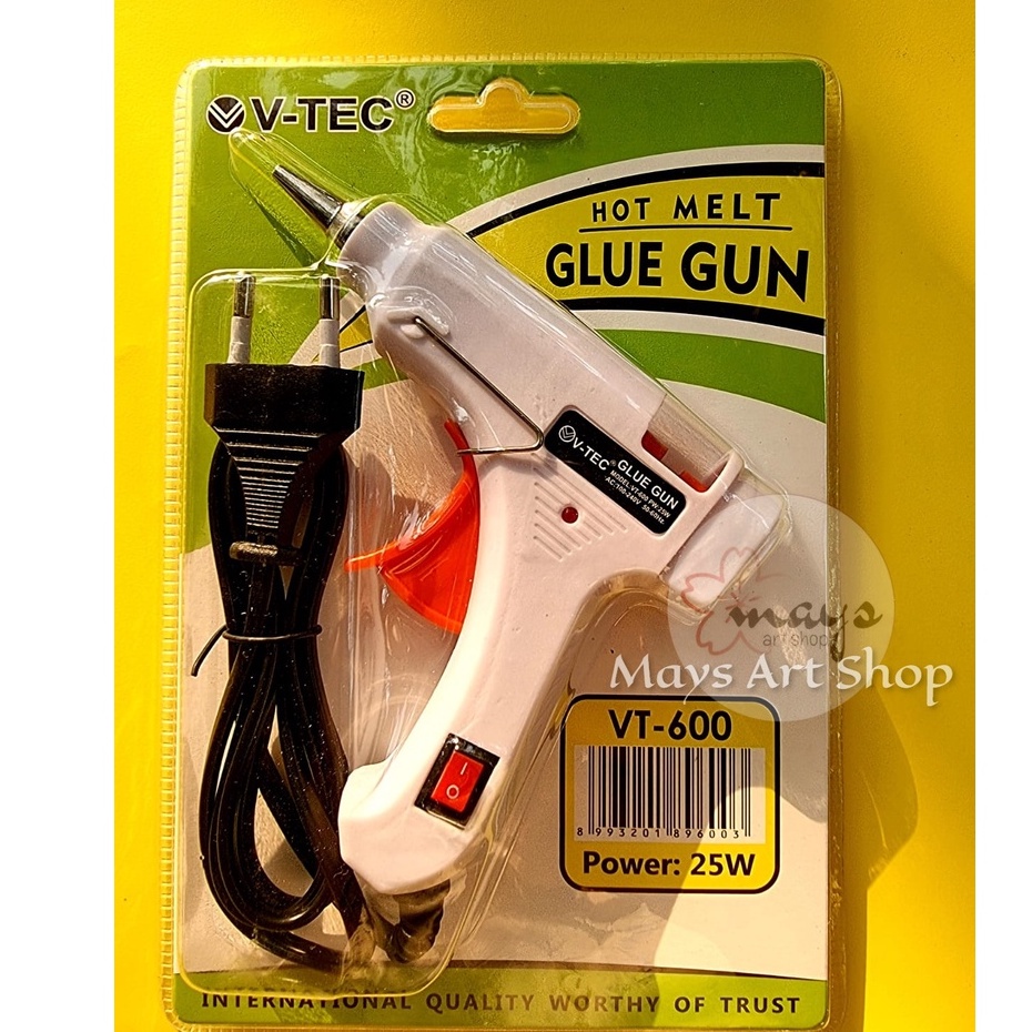 

Glue Gun V-Tec 25W atau 60W / Alat Lem Tembak Hot Melt Vtec 25 W atau 60 W