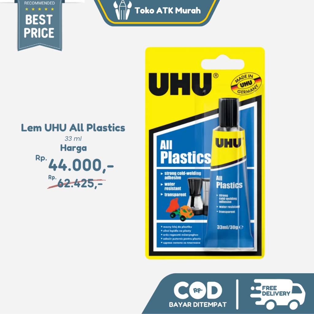 

Lem UHU All Plastics 33 ml / Lem Mika / Lem Acrylic
