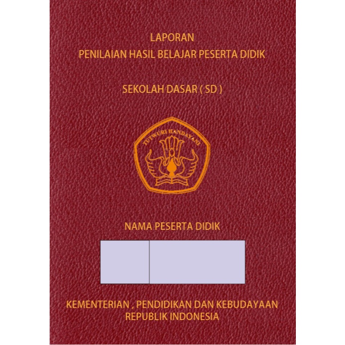 

Map Sampul Rapor SD F4 TPK AC Nafa Mika Buram