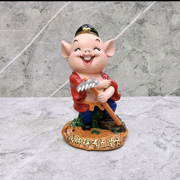 PATUNG PAJANGAN CU PAT KAI MINIATUR PAT KAY KERA SAKTI