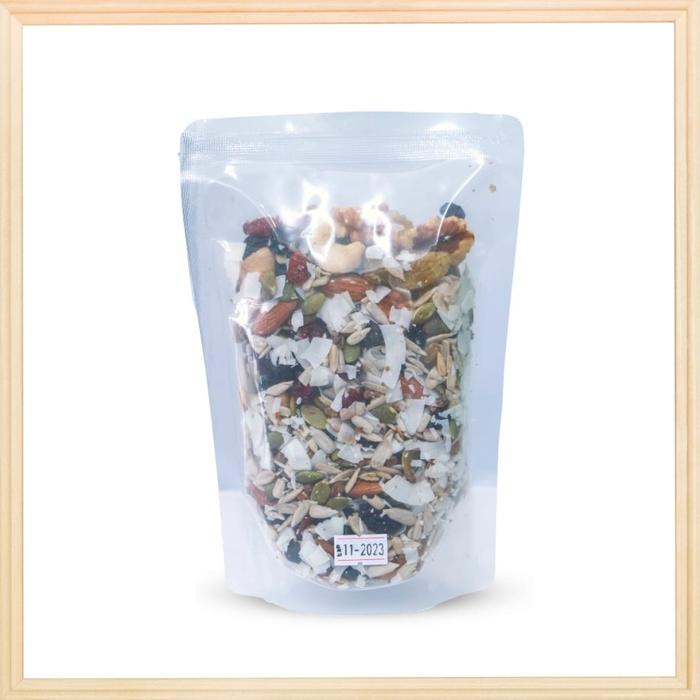 

terbaru !!! roasted trail mix genki plant 11 mix (cranberry, raisin, golden raisin, blueberry,