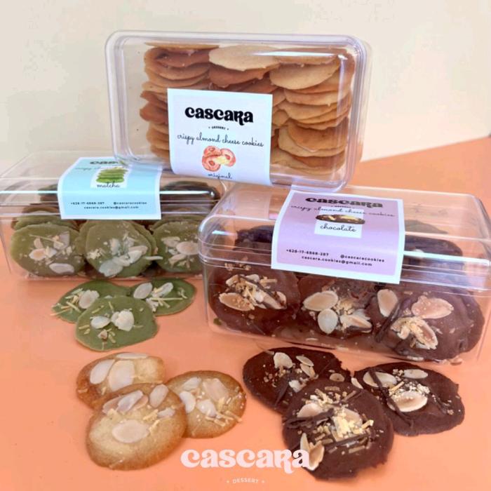 

terbaru !!! crispy almond cheese cookies renyah ready