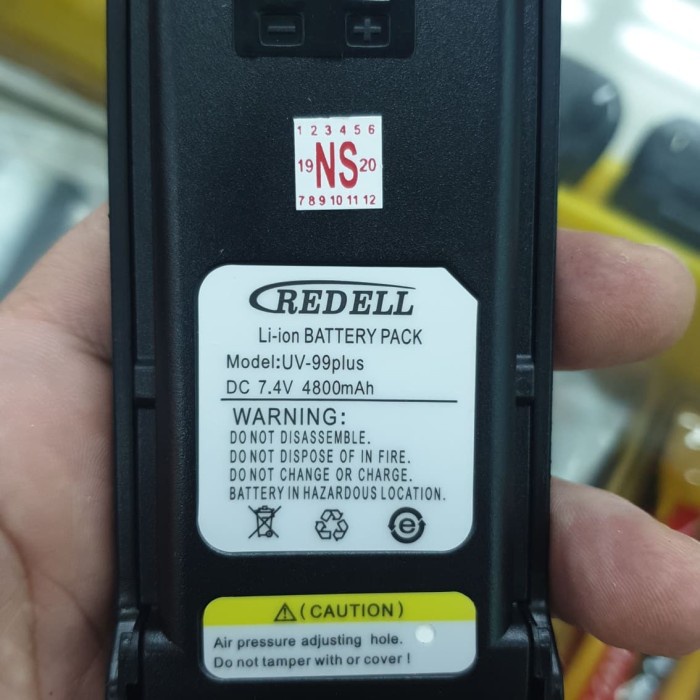 Hemat Batera Ht Redel Uv99 Plus