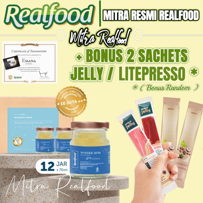 

Realfood Wonder Mom 12 Botol