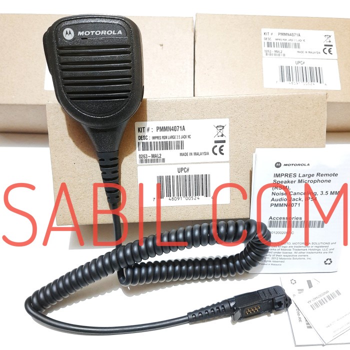 Spesial Extramic Ht Motorola Xir P6620I P6600 Ori Pmmn4071A Original Hand Mic