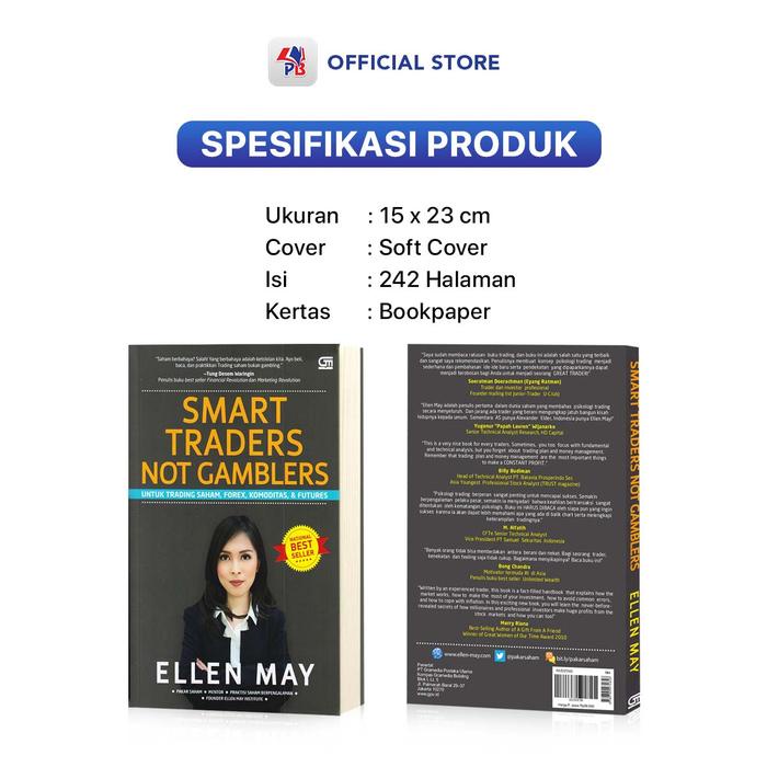 

Diskon Buku Manajemen Bisnis / Smart Traders Not Gamblers / Smart Traders Rich Investor / Ellen May