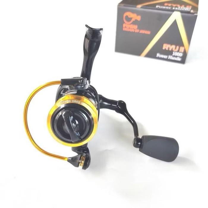 Ready Stock Reel Fugu Ryu Ii Power Handle 1000 2000 Packing Aman