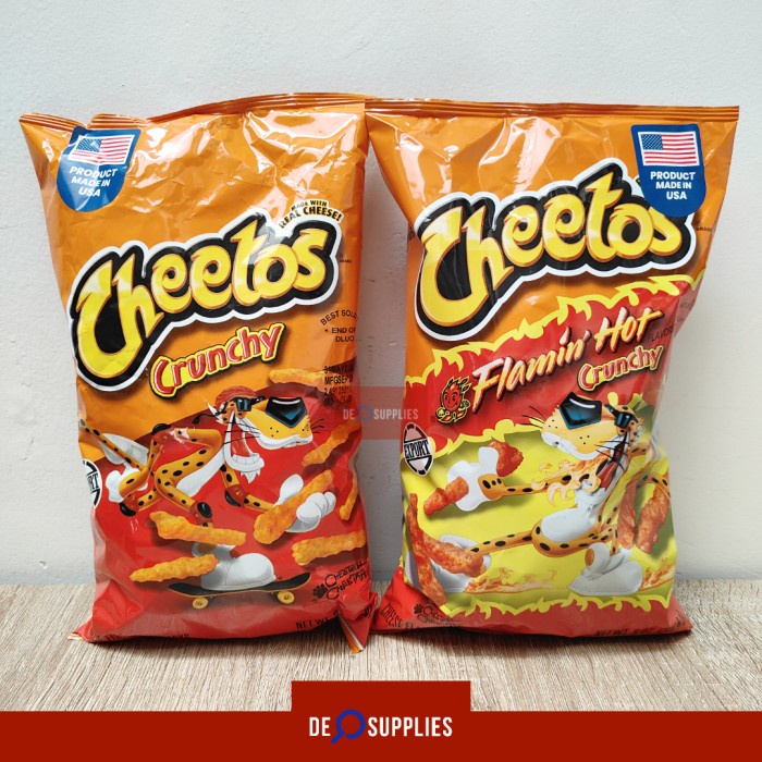 

Cheetos Flamin Hot Crunchy Cheese 226Gr - Snacks Import Usa Cheetoz Promo